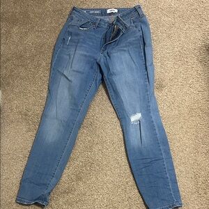 Sonoma Women's Distressed Blue Skinny Jeans